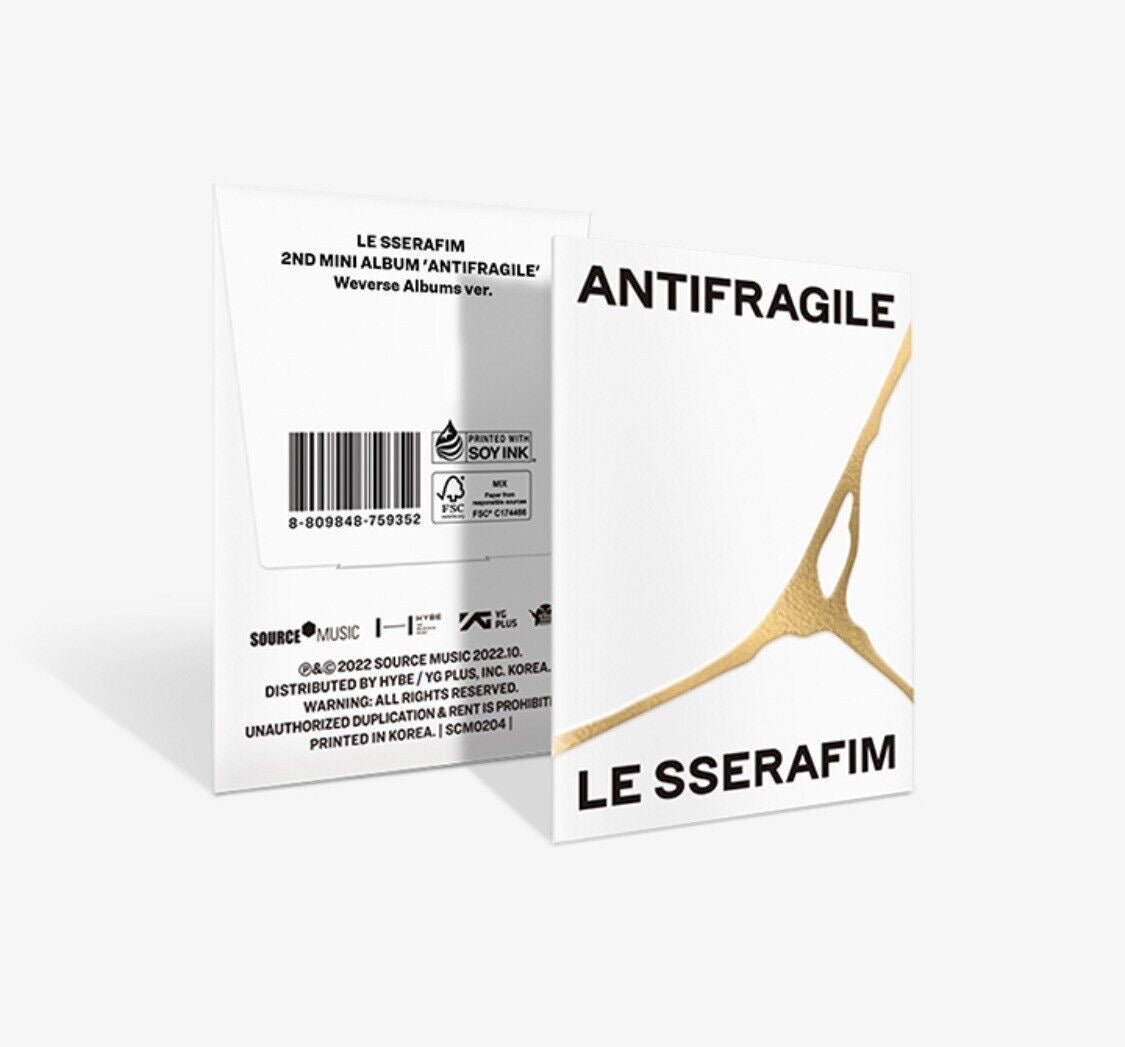 Lesserafim Antifragile Weverse